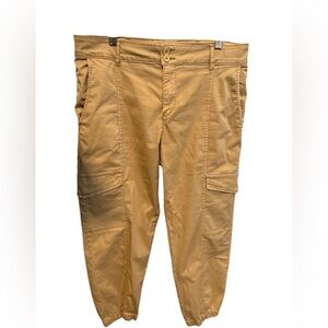 Sanctuary Rebel Relaxed Cargo Pant Jogger Size 31 Camel Dark Khaki Utility